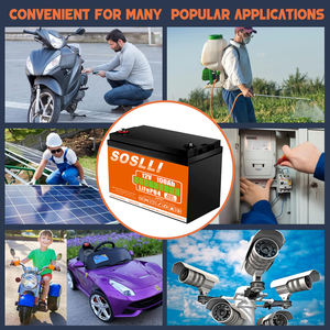 深循环电池12v锂电池12V 50Ah 150Ah 100Ah 200Ah太阳能Lifepo4电池组12v锂离子电池100Ah 12V - Product Image 6