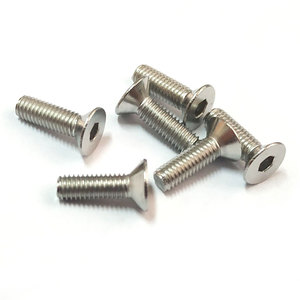 M3x8 100 piezas Tornillo hexagonal de acero inoxidable 304 Tornillos de cabeza plana avellanada <span class=keywords><strong>Allen</strong></span> DIN 7991 - Product Image 5