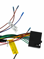 Boîtier décodeur CANBUS 16 broches avec faisceau de câblage compatible avec Volkswagen, câble AUX à petite prise pour adaptateur radio de navigation Android