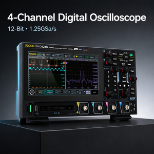 Osciloscopio Digital de Pantalla Táctil RIGOL DHO914S/DHO924S de 4 Canales, 12 bits, 1.25GSa/s, con Análisis FFT y Generador de Formas de Onda Integrados - Product Image 2