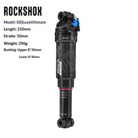 Amortisseur arrière ROCKSHOX Durex DELUXE SELECT 205 mm, commande manuelle par câble, amortisseur à air pour VTT