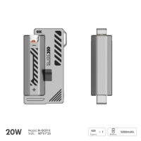 Chargeur portable NITIKA 5000mAh 20W PD, batterie externe compacte USB-C avec charge rapide, certifié PSE