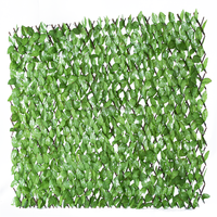 Panneaux de jardin vertical extensibles en treillis de gazon artificiel, clôture de feuillage vert pour haies artificielles - Vente en gros usine