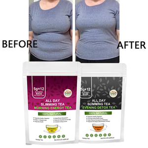 2025 лучший продавец OEM утреннее и вечернее потребление для похудения Детокс для похудения чай для похудения - Product Image 1