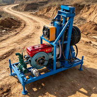 Plateforme de forage de puits portable pour l'approvisionnement en eau rural et les travaux de prospection géologique