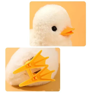 Jouets en peluche poupées à remonter, perroquet enfantin cool qui bouge et saute, jouets en peluche simulés avec mécanisme de remontage à chaîne mobile, cadeau pour enfants - Product Image 5