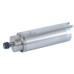 มอเตอร์แกนหมุน GDZ-27 กำลัง 4.5 กิโลวัตต์ ระบายความร้อนด้วยน้ำ สำหรับงานเจาะ พร้อมหัวจับ ER20 แรงดันไฟฟ้า 220/380 โวลต์ ความเร็ว 24000 รอบต่อนาที มอเตอร์แกนหมุนแบบ BLDC - Product Image 1