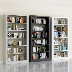 Étagère à livres moderne en acier, bibliothèque simple pour école, bibliothèque, chambre ou hôpital - Conception en métal durable - Product Image 5