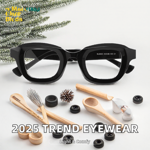 <span class=keywords><strong>2025</strong></span>トレンド高品質長方形スタイルアセテート眼鏡ユニセックスファッション準備工場直送 - Product Image 3