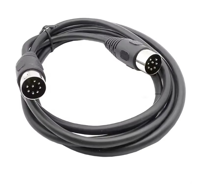 Wavelink Mini Din Male 5Pin 6Pin 7 8 9Pin Plug Connector to USB 6 RCA Midi Power Extension Mini Audio Cables for Computer