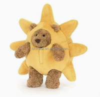 Peluche personnalisée Mascotte Ours Mignon Jouet en Peluche Doux et Moelleux Compagnon pour Enfants Cadeau pour la Saint-Valentin Promotion de Marque