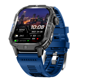 Nouvelle montre intelligente GPS carrée H3 Sport, grand écran HD, appels Bluetooth réels, détection de la fréquence <span class=keywords><strong>cardiaque</strong></span>, boussole, rappel d'exercice, sans fil - Product Image 1