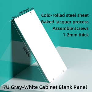 Panel de Relleno para Gabinete de 19 Pulgadas y <span class=keywords><strong>7U</strong></span>, Tornillos, Deflector Extra Grueso Ignífugo, Placa Trasera para Centro de Datos de Servidor, Marca LYSIN, en Stock - Product Image 2