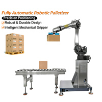 Palettiseur robotisé à six axes, robot de palettisation automatique pour cartons, sacs, canettes, bouteilles