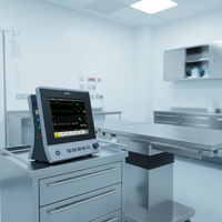 Edan X8 VET Veterinär-Multiparameter-Patientenmonitor Kompakter Touchscreen für Kleintierkliniken EKG NIBP SpO2 TEMP CO2