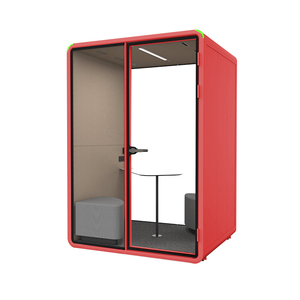 Cabine de réunion privée insonorisée pour 2 personnes, bureau de start-up, cabine acoustique mobile, cabine silencieuse - Product Image 2
