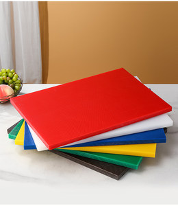 Пластиковая разделочная доска из ПЭ для дома, цветная, квадратная, оптовая цена от производителя STR Factory, пищевой пластик, цветная доска для нарезки из ПЭ - Product Image 5