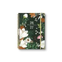 Bestseller 2026-27 Englisches Notizbuch A5 Spiralbindung Loseblatt-Papier Geschenk 71 Blatt Tagebuch Wochen- und Monatsplaner Arbeitsplaner für Bürobedarf