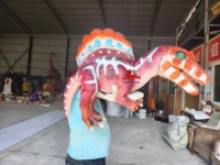 Marioneta de Mano de Espinosaurio Realista, Marioneta Interactiva de Dinosaurio para Niños, para Espectáculos en Interiores/Exteriores, Parques de Aventuras, Centros Comerciales