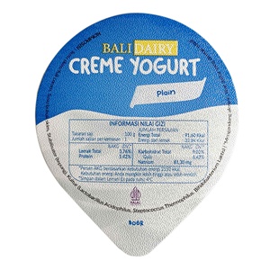Couvercle en aluminium de fermeture de yaourt crème d'impression Fine pour sceller la tasse en PP - Product Image 2