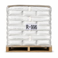 Dioxyde de titane rutile R-996 TiO2 Pigment blanc 6 pour revêtements industriels Revêtements en poudre