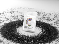 Günlük gebelik desteği için bariyer özelliği ile özel baskılı Vitamin Omega 3 ambalaj fermuar kılıfı