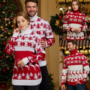 Pijamas Navideños Personalizados para Parejas 2027, Pijamas Navideños Estampados de Manga Larga para Él y para Ella - Product Image 4