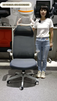 Vente en gros chaise de bureau rotative de haute qualité de luxe moderne grande et haute pivotante haut de gamme chaise de bureau ergonomique en maille