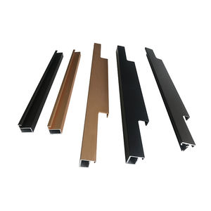 18毫米厨房装饰家具铝型材拉边衣柜把手 - Product Image 2