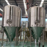 Cuve de fermentation industrielle en acier inoxydable 500L 600L 700L pour brasserie de bière et fabrication de vin
