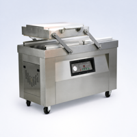 Machine d'emballage sous vide à double chambre DZ-500, emballageur de grande capacité pour la production en vrac