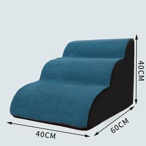 Escaleras para mascotas para perros pequeños y grandes, gatos con funda extraíble de 2 o 3 escalones para camas altas y sofá - Product Image 2