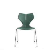 Nouveau produit BALEINE Ergonomique Anji Euro Design Salle de lecture Empilable Bureau En Plastique PP Chaises