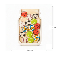 Pot à récompenses en bois pour enfants, outils de gestion du comportement avec jetons étoiles, outils de motivation, décoration de classe, tableau de bon comportement pour enfants