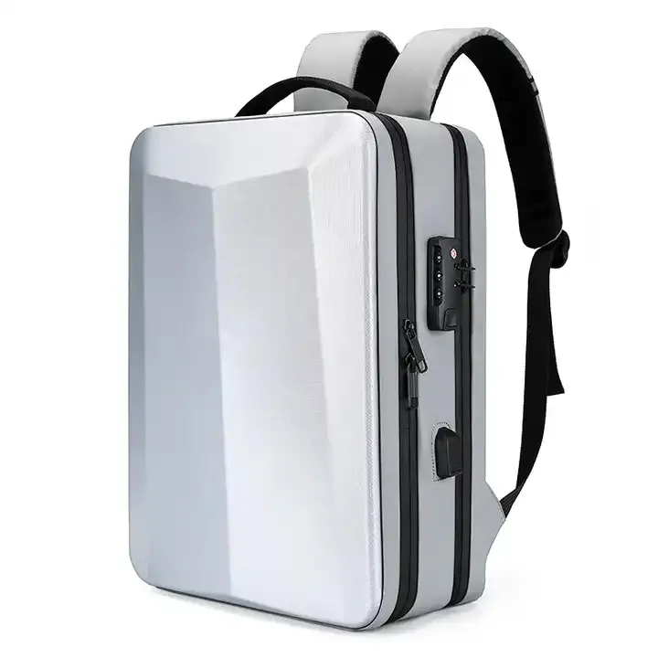 Custom ABS Shell grande capacità impermeabile antifurto viaggio d'affari borsa per Laptop zaino con USB