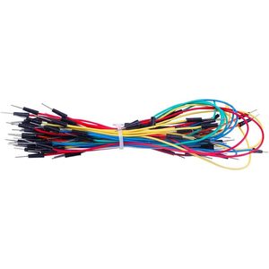 Elegoo 130ชิ้นสายจัมเปอร์บอร์ดเบรดบอร์ดแบบยืดหยุ่นไม่มีบัดกรีตัวผู้ไปยังตัวผู้สำหรับบอร์ด ardubreadino สายและสายไฟที่ใช้ร่วมกันได้ - Product Image 3