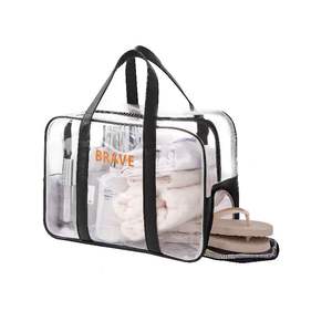 Bolsa de Playa Portátil de PVC con Compartimento Impermeable para Trajes de Baño, Cosméticos, Artículos de Aseo, Zapatos, Natación y Almacenamiento - Product Image 6