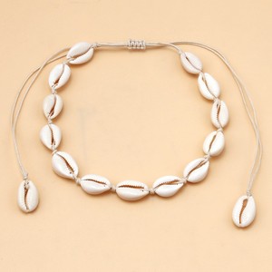 Shell <b>Necklace</b> Set With Pearl And Crushed Shell For Women Party Jewelry Fashion Accessory - Product Image 4