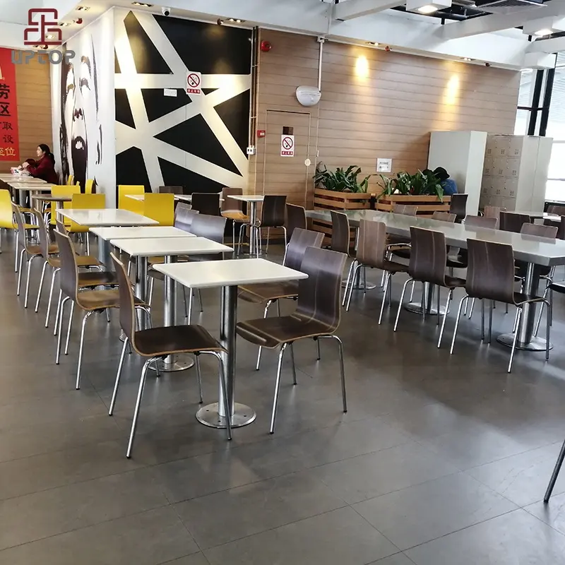 (SP-CS678) त्वरित वितरण कम कीमत आधुनिक फास्ट फूड रेस्तरां टेबल कुर्सियों इस्तेमाल किया फर्नीचर