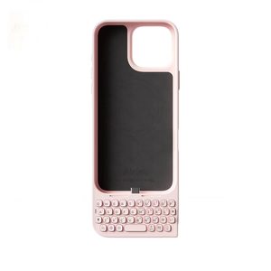 เคสโทรศัพท์สีฟ้าอ่อนรุ่นปี 2026 ดีไซน์บางเฉียบ ผลิตจากวัสดุ TPU พร้อมแป้นพิมพ์ QWERTY สำหรับ iPhone Series - Product Image 1