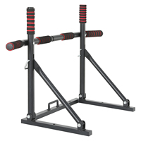 Barre de traction multifonctionnelle pliable et réglable en acier pour usage domestique, entraîneur de fitness, barre de traction et de musculation