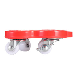 Ruedas Giratorias con Rodamientos de Bolas ABS Rojos, Ahorro de Esfuerzo, con Freno, Funcionamiento Silencioso, Herramientas de Mudanza para el Hogar - Product Image 1