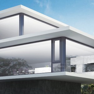 Tùy chỉnh biệt thự nhà dự án cửa sổ và cửa nhiệt phá vỡ cách nhiệt cửa sổ cách âm đôi kính nhôm cửa sổ - Product Image 1