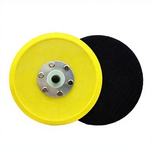 100mm 10mm Orta Sertlikte Paslanmaz Çelik Yuvarlak DA Zımpara Pedi Cırtlı OEM Elektrikli El Aletleri Aksesuarları - Product Image 1