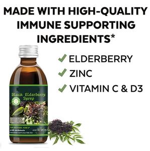 Immuunondersteuning Sterk Geconcentreerde Vlierbessen Vloeibare Siroop Zwarte Vlierbessen Druppels - Product Image 4