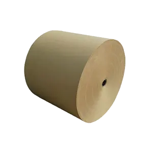 Custom Gifts Wrapping Value Packing Recyclable Paper Roll Brown Kraft Paper Jumbo Roll For Arts Crafts