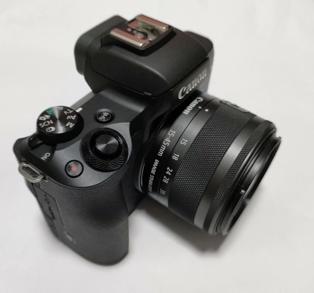 Entry-level Mirrorless Camera for M50 Mark II with 15-45mm Lens SD Card 24MP APS-C Sensor 4K Video Digital Camera