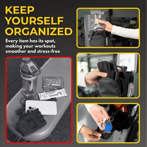 Bolsa Magnética de Poliéster para Botella de Agua, para Gimnasio, con Bolsillo para Teléfono, Portavasos Magnético, Estuche de Uso Especial - Product Image 6