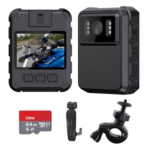 L9 2K Body Worn Camcorder with 10HR Battery IR Cut Auto Night Vision Audio & Video Recording 128GB WiFi Outdoor Body Camera