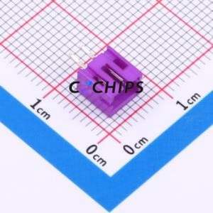 HC-PH-2A-P-K-10 Wire-to-Board Pin Header Through hole Component (THT),P=2mm Connector 1x2P 2mm Through Hole PH - Product Image 1